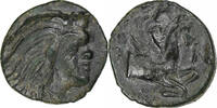 Æ Thrace, Pantikapaion, Bronze, SS+ -