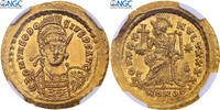 Solidus Theodosius II, Constantinople, Gold, NGC, RIC:257 -