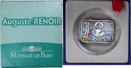 Frankreich 5 Euro Auguste Renoir, PP, MDP, Silber, STGL -