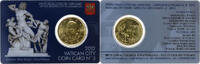 Vatikan 50 Euro Cent Pape Benoit XVI, Coin card.FDC, Rome, Nordic gold -