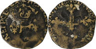 Frankreich Double Sol Parisis Henri III, Paris, Contemporary forgery -