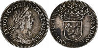 Frankreich 1/12 Ecu, 2ème poinçon de Warin Louis XIII, Paris, Silber -