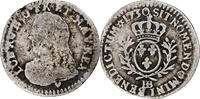 Frankreich 1/20 Ecu aux branches d'olivier Louis XV, Strasbourg, Silber -