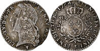 Frankreich 1/10 Écu au bandeau Louis XV, Reims, Silber, S+, Gadoury:292 -