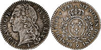Frankreich 1/10 Écu au bandeau Louis XV, Rennes, Silber, S+ -