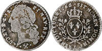 Frankreich 1/20 Écu au bandeau Louis XV, Bayonne, Silber, S -