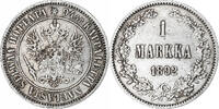 Finnland Markka Alexander III, Helsinki, Silber, SS+, KM:3.2 -