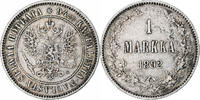 Finnland Markka Alexander III, Helsinki, Silber, SS+, KM:3.2 -