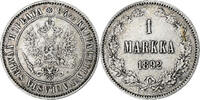 Finnland Markka Alexander III, Helsinki, Silber, SS+, KM:3.2 -