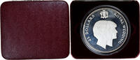 Jamaica 25 Dollars Elizabeth II, Royal Wedding, PP, Silber, STGL -