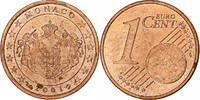 Frankreich Euro Cent Rainier III, Paris, Copper Plated Steel, UNZ+ -