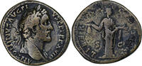 Sesterz Antoninus Pius, Rome, Bronze, S+, RIC:928 -