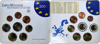 Bundesrepublik Deutschland Set 1 ct. - 2 Euro FDC, Coin card, Hamburg -