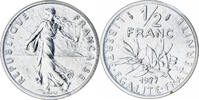 Frankreich 1/2 Franc Semeuse, MDP, Piéfort, Nickel, STGL, Gadoury:91.P1 -