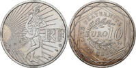 Frankreich 10 Euro Semeuse, MDP, Silber, UNZ -