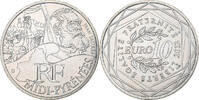 Frankreich 10 Euro Midi-Pyrénées, MDP, Silber, UNZ -