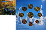 Finnland Set 1 ct. - 2 Euro + Token Vantaa, STGL -