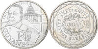 Frankreich 10 Euro Guyane, MDP, Silber, UNZ -