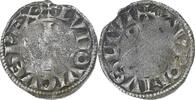 Frankreich Denier Tournois Louis VIII-IX, Billon, S, Duplessy:187 -
