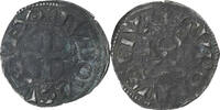 Frankreich Denier Tournois Louis VIII-IX, Billon, S+, Duplessy:187 -