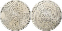 Frankreich 10 Euro Semeuse, MDP, Silber, UNZ+ -