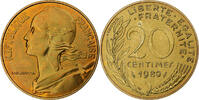 Frankreich 20 Centimes Marianne, MDP, FDC.BU, Aluminum-Bronze, STGL -