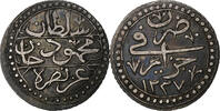 Algeria 1/4 Budju Mahmud II, Silber, VZ -