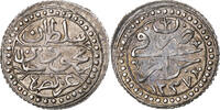 Algeria 1/8 Budju Mahmud II, Silber, SS+ -
