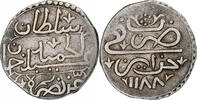 Algeria 1/4 Budju Abdul Hamid I, Silber, SS+ -