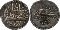 Algeria 1/8 Budju Mustafa III, Silber, SS+ -
