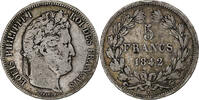 Frankreich 5 Francs 1842 Lille Louis-Philippe, Lille, Silber, S+, Gadour... 29,95 EUR  zzgl. 4,95 EUR Versand