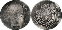 Frankreich 1/20 Écu au bandeau Louis XV, Lyon, Silber, SGE+ -