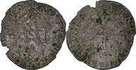 Frankreich Douzain aux deux H Henri III, Poitiers, 1st Type, Billon -