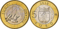 Finnland 5 Euro Satakunta, Vantaa, Bi-Metallic, VZ+, KM:156 -