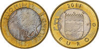 Finnland 5 Euro Uusimaa, Vantaa, Bi-Metallic, VZ+, KM:160 -