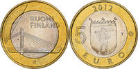 Finnland 5 Euro Lumberjack's Candle Bridge, Vantaa, Bi-Metallic, VZ+ -