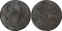 Frankreich Liard de France Louis XIV, Corbeil, Kupfer, SGE, C2G:24 -
