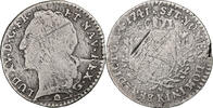 Frankreich 1/10 Écu au bandeau Louis XV, Bordeaux, Silber, SGE+ -