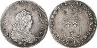 Frankreich 1/3 écu de France Louis XV, Rennes, Silber, SS+, Gadoury:306 -