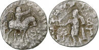 Drachm Indo-Scythian Kingdom, Azes I, Taxila, Silber, S+ -