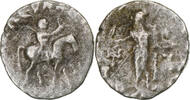 Drachm Indo-Scythian Kingdom, Azes I, Taxila, Silber, S+ -