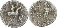 Drachm Indo-Scythian Kingdom, Azes I, Taxila, Silber, S+ -