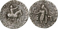 Drachm Indo-Scythian Kingdom, Azes I, Taxila, Silber, SS -