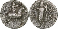Drachm Indo-Scythian Kingdom, Azes I, Taxila, Silber, SS -