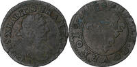 Frankreich Double Tournois Louis XIII, Axe Loire-Rhône, Kupfer, S -