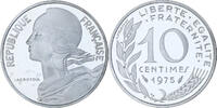 Frankreich 10 Centimes Marianne, MDP, Piéfort, Silber, STGL -