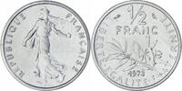 Frankreich 1/2 Franc Semeuse, MDP, Piéfort, Nickel, STGL, Gadoury:91.P1 -