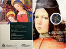 San Marino 2 Euro Il Pinturicchio, Coin card.FDC, Rome, Bi-Metallic -