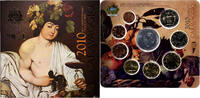 San Marino Set 1 ct. - 5 Euro Caravaggio, Coin card.FDC, Rome -