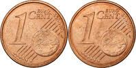 Zone euro Euro Cent Error double observe, Copper Plated Steel, UNZ -